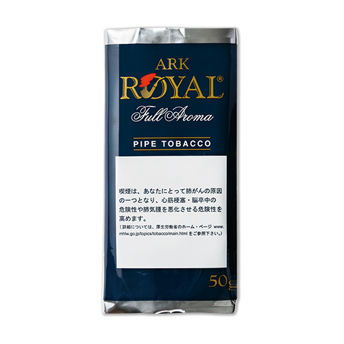 Ark Royal Full Aroma 50g包装参考图：ARK ROYAL、Full Aroma、PIPE TOBACCO分别排列。