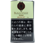 Black Spider Muscat 30g参考包装：浅黄绿色袋面，MUSCAT位于中央下方，警示区为黑底