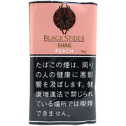 Black Spider Peach 30g参考包装：粉色袋面，品牌下方写PEACH，下半为黑底警示