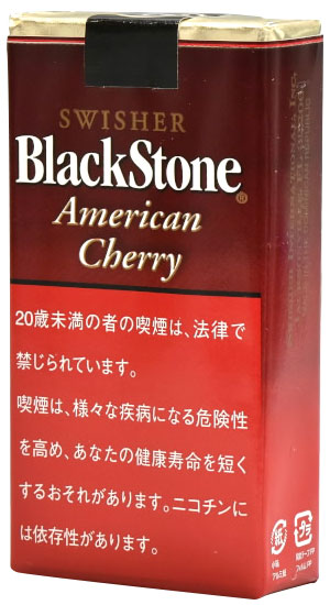 Blackstone American Cherry Filter参考包装:深红色竖包上以BLACKSTONE和American Cherry字样区分版本
