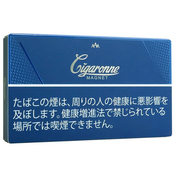 Cigaronne Magnet包装参考图：横向盒体，长边排列文字。