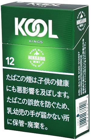 KOOL Kings / FK BOX包装参考图:白色KOOL、相连双O与KINGS。