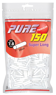 PURE Regular Super Long 150参考包装:红紫色细长袋面上写SUPER LONG与150