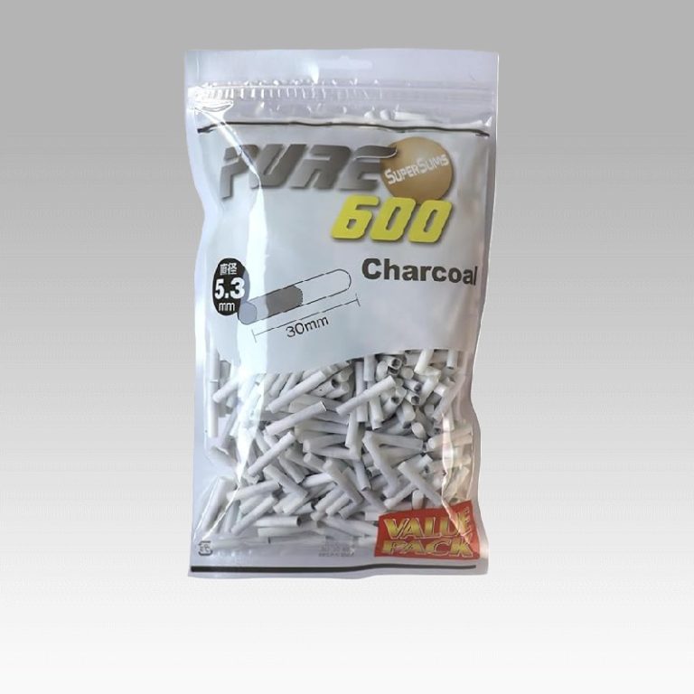PURE Super Slim Charcoal Value 600参考包装:灰色大袋中央为CHARCOAL字样,下方明确写600