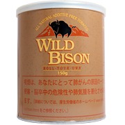 Wild Bison 150g参考包装：棕色圆罐配白色盖沿，标签有野牛图形和150g字样