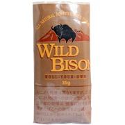 Wild Bison 35g参考包装：棕色袋图中有黑色野牛、红色山形和35g标记